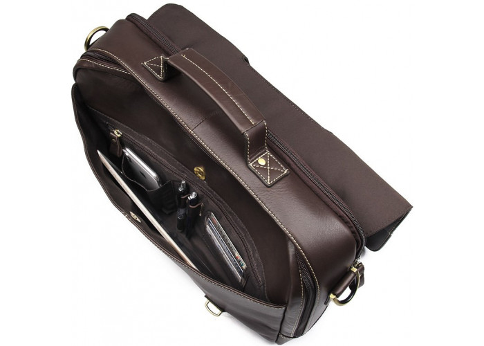Сумка мужская Vintage 14617 коричневая