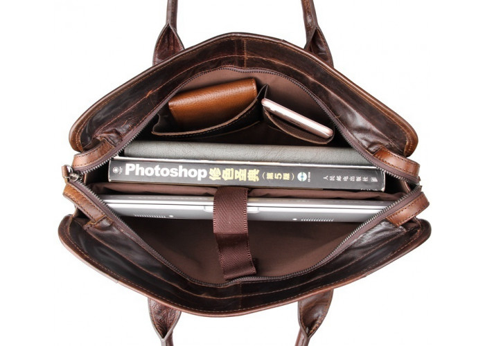 Сумка мужская Vintage 14620 Коричневая