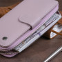 Вертикальный вместительный кошелек из кожи женский ST Leather 19302 Лиловый
