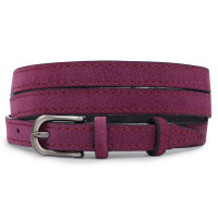 Женский тонкий замшевый ремень Vintage 20774 Фиолетовый