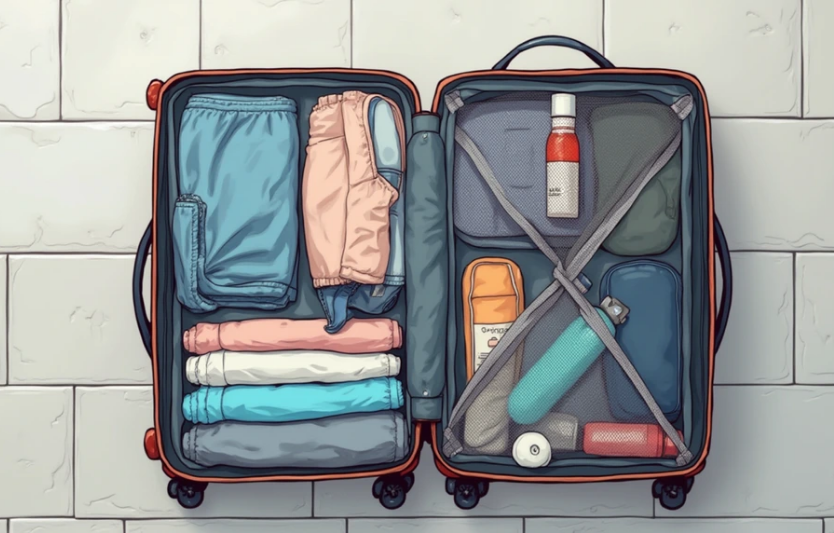 Як правильно пакувати речі у валізу